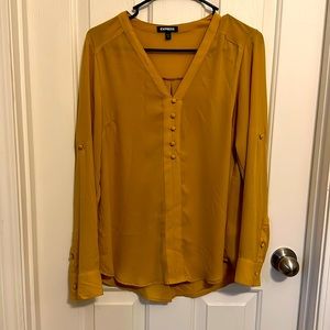 Gold Express Dress Top